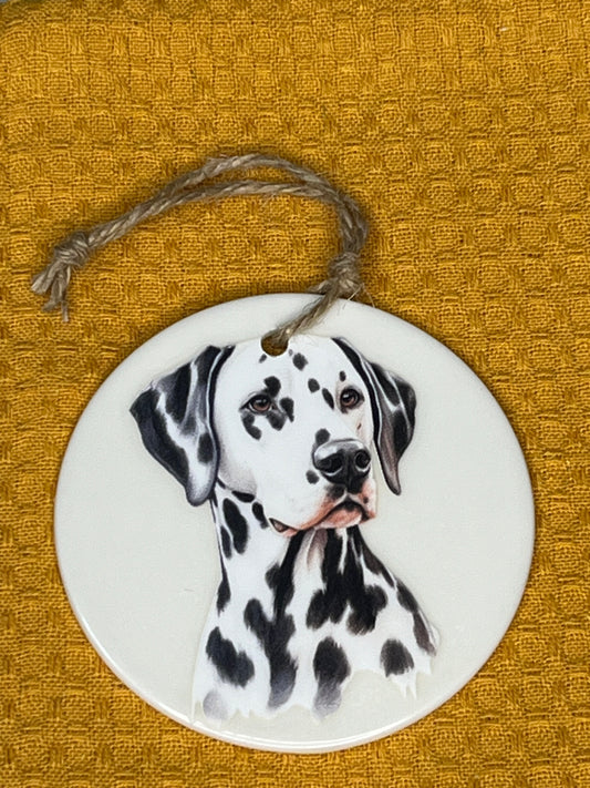 Dalmatian ceramic ornament