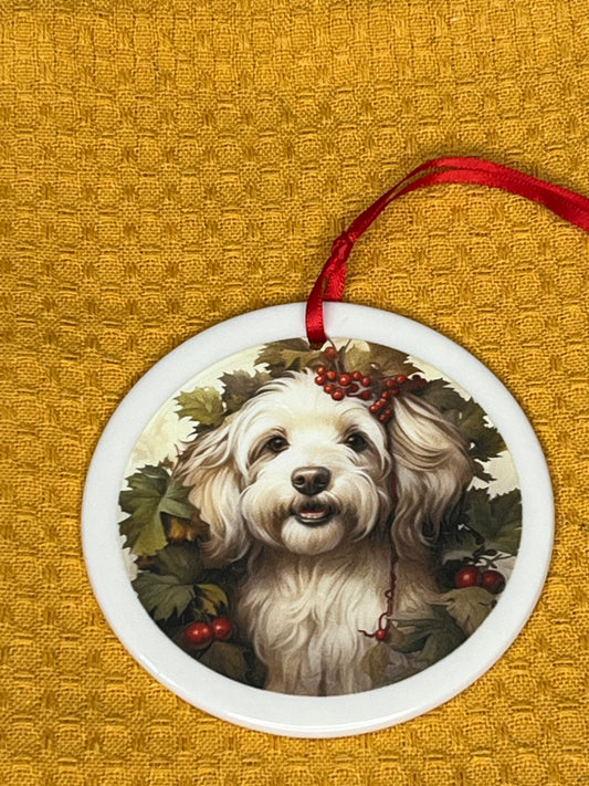 Havanese Christmas ornament