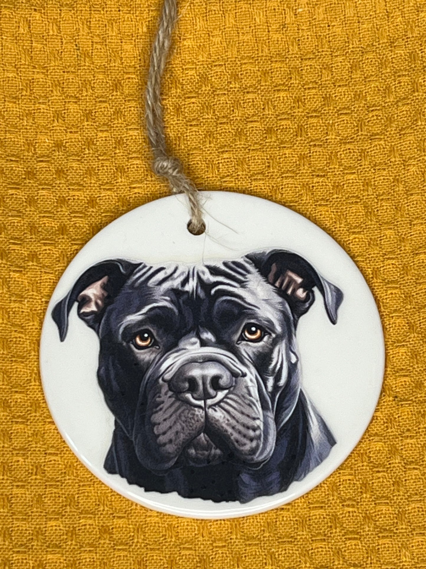 Cane Corso ceramic ornament