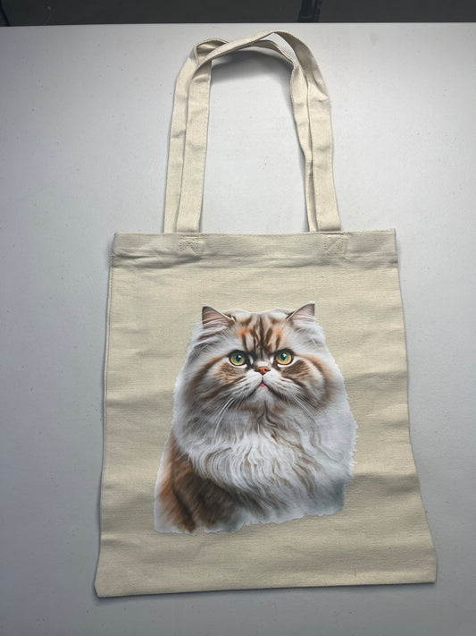 Feline canvas bag