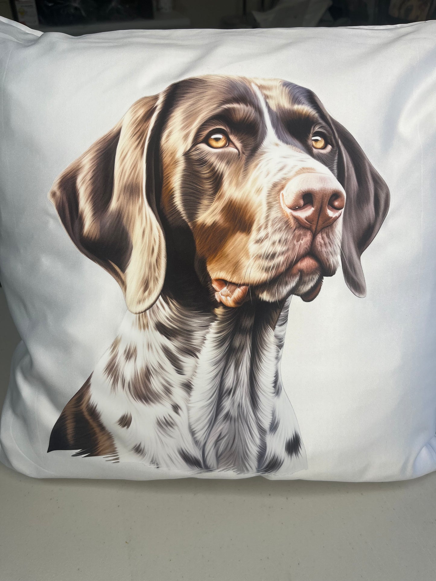 German short hair pointer Decorative pillow