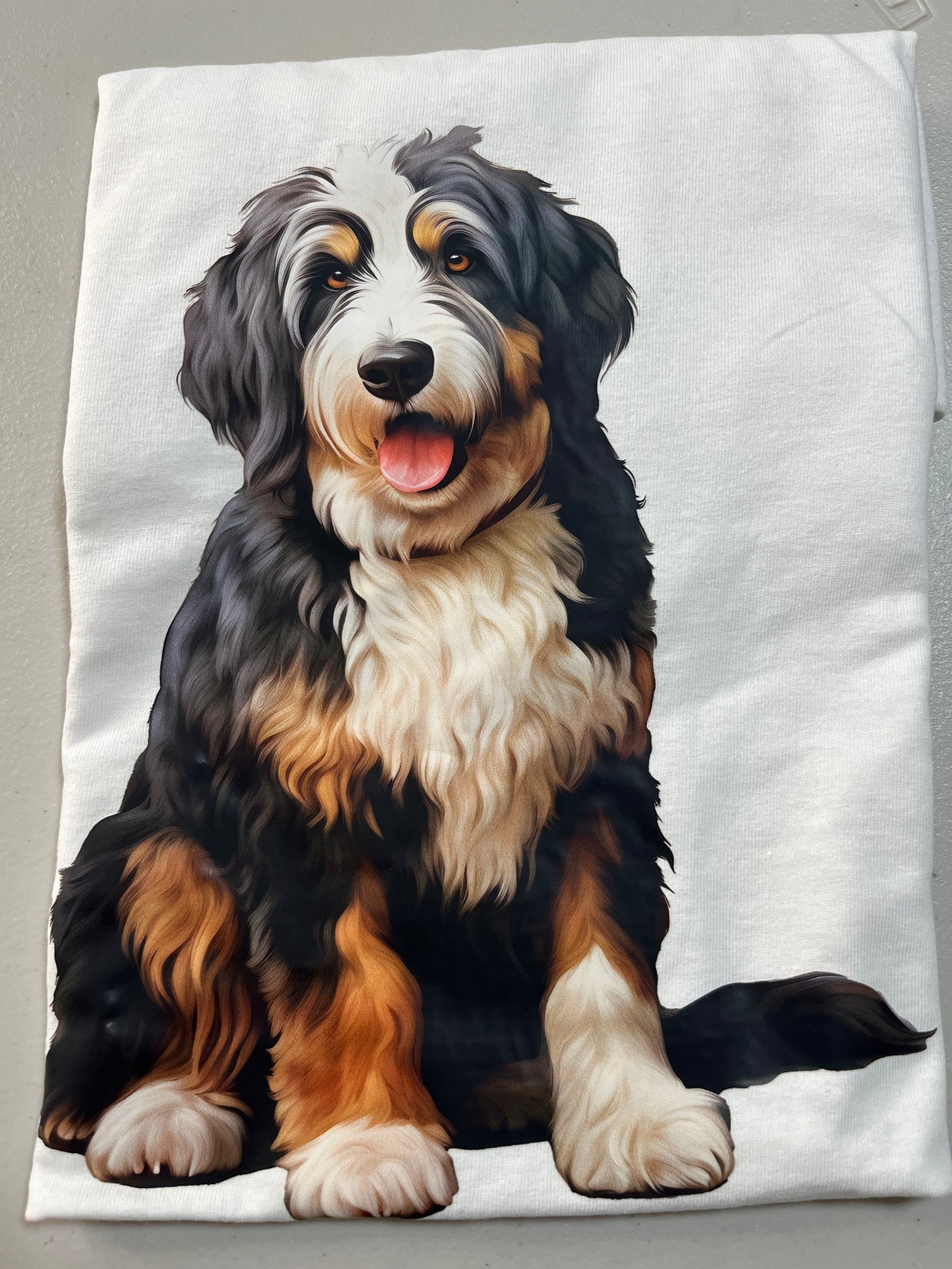 Bernadoodle full body T-shirt