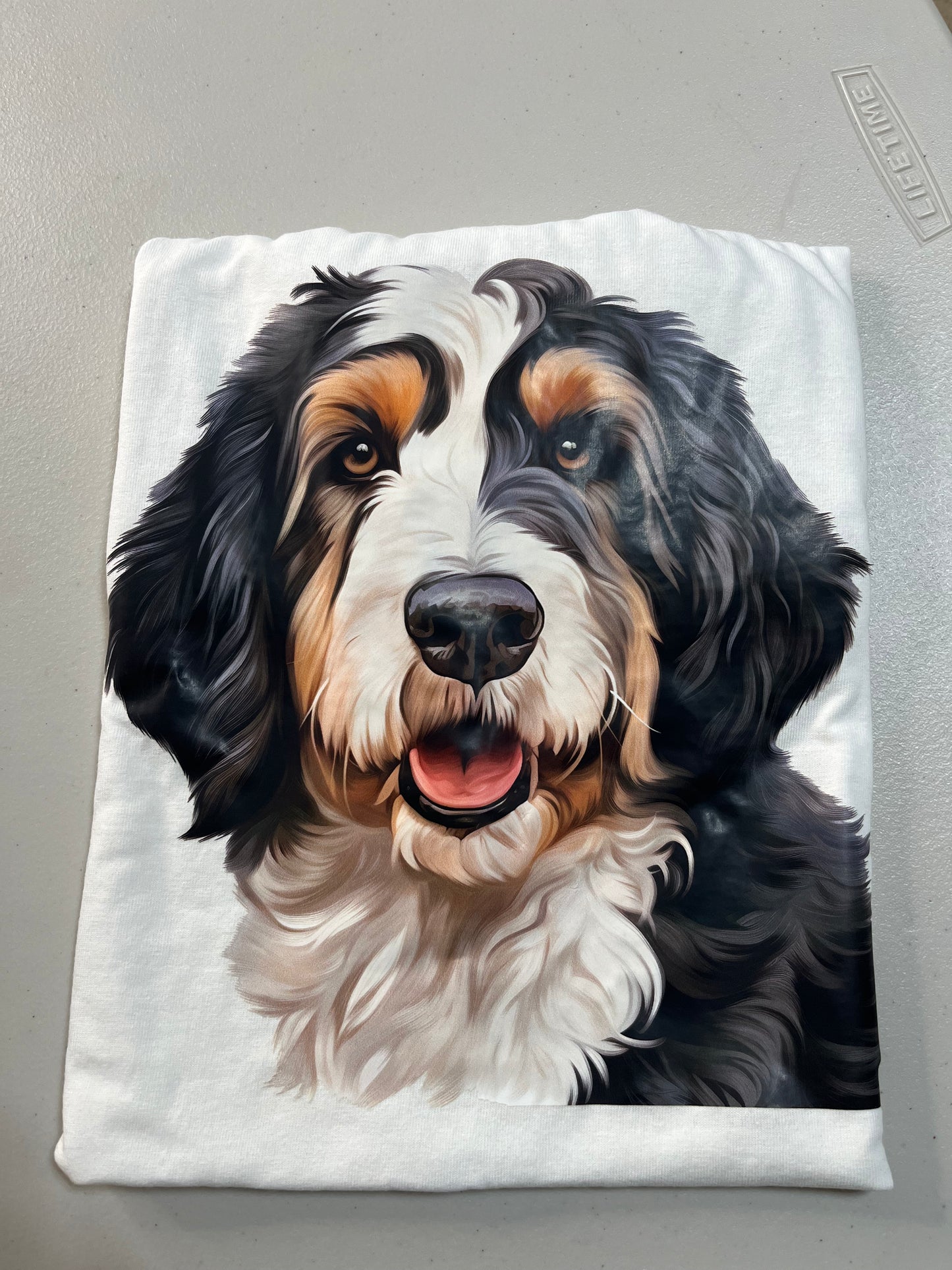 Bernadoodle headshot T-shirt