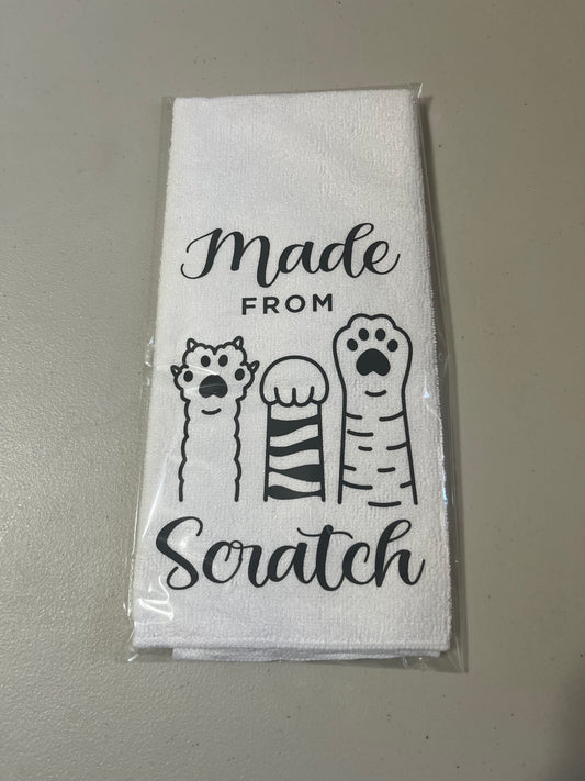 Made from scratch kitchen towel